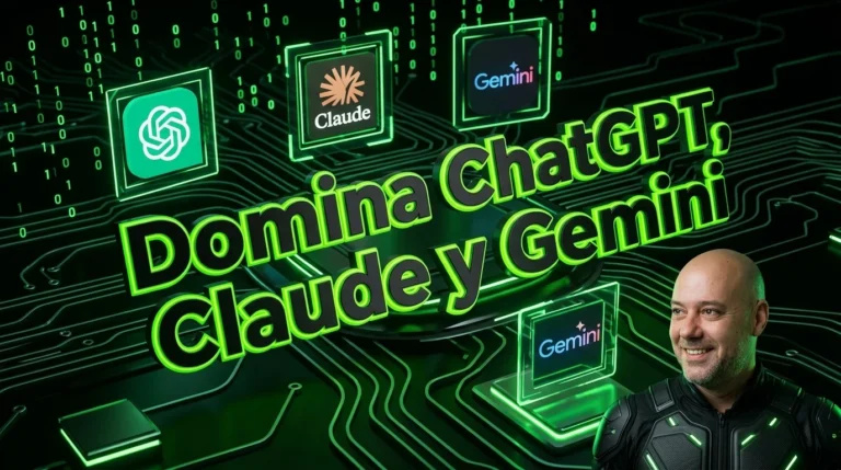 Domina ChatGPT, Claude y Gemini